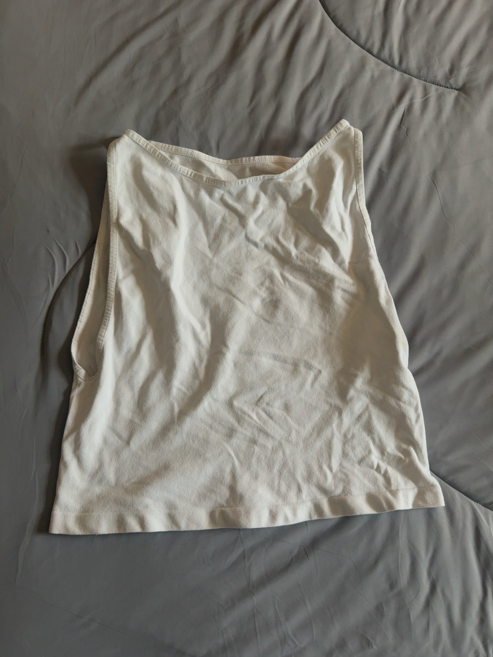 Intimately Free People White High Neck Sleeveless Tank Top Size XS/S